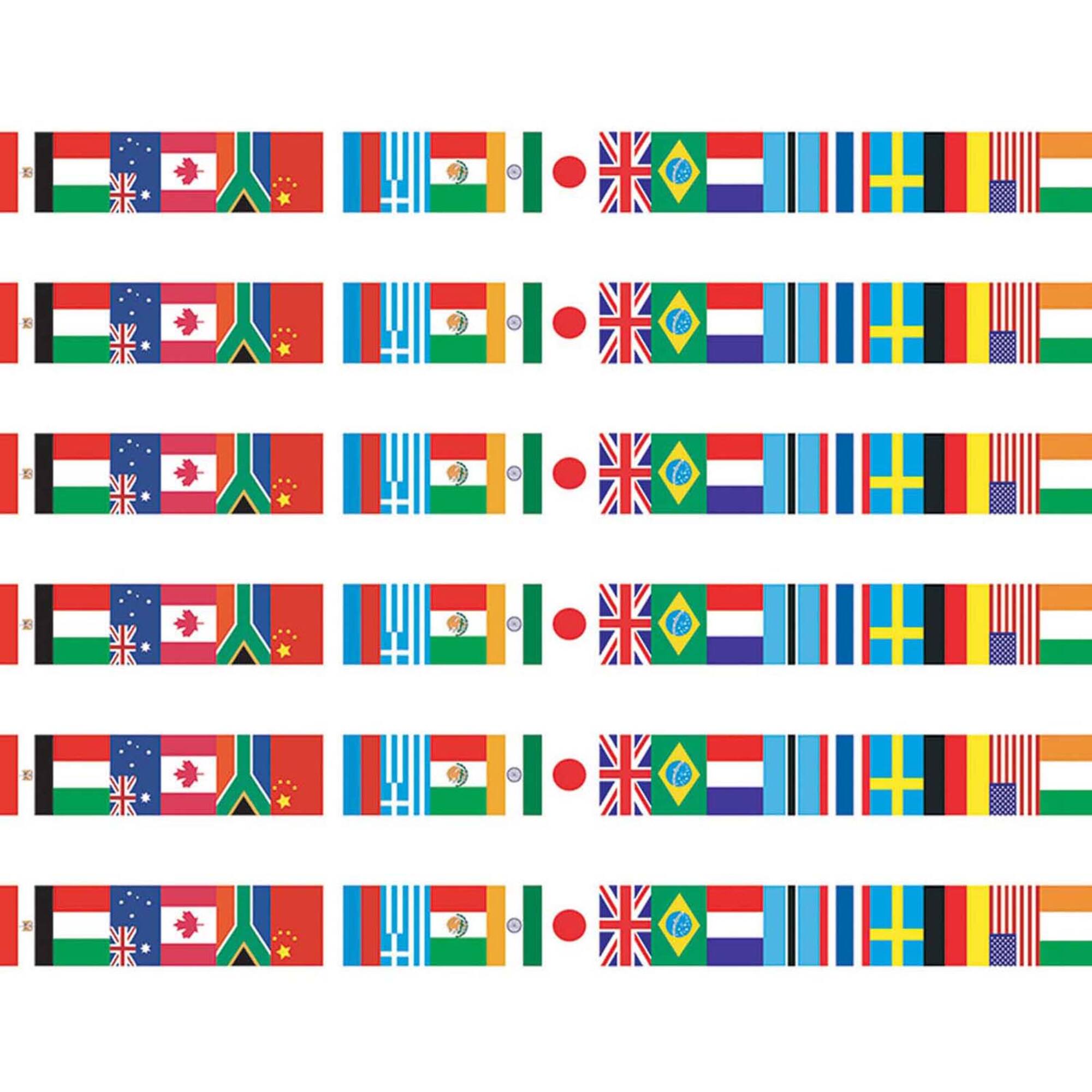 Edupress™ International Flags Spotlight Border™, 210ft.